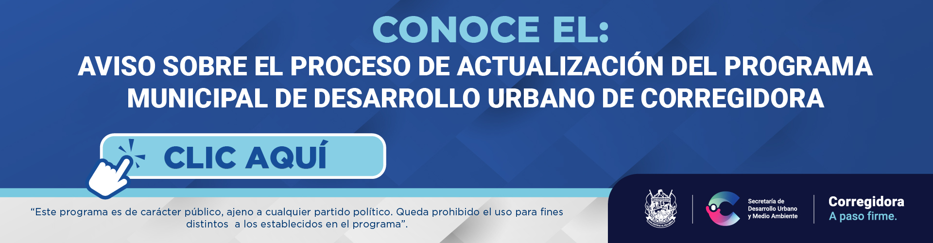 Aviso Actualización Desarrollo